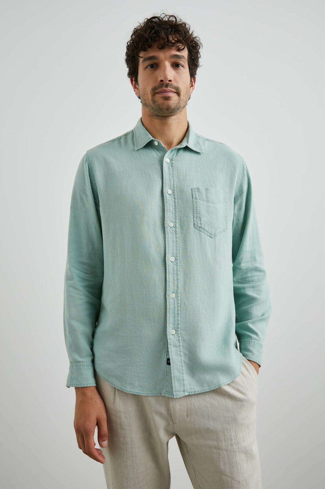 MYKONOS SHIRT - JADE| Rails outlet