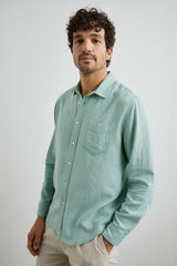 MYKONOS SHIRT - JADE| Rails outlet