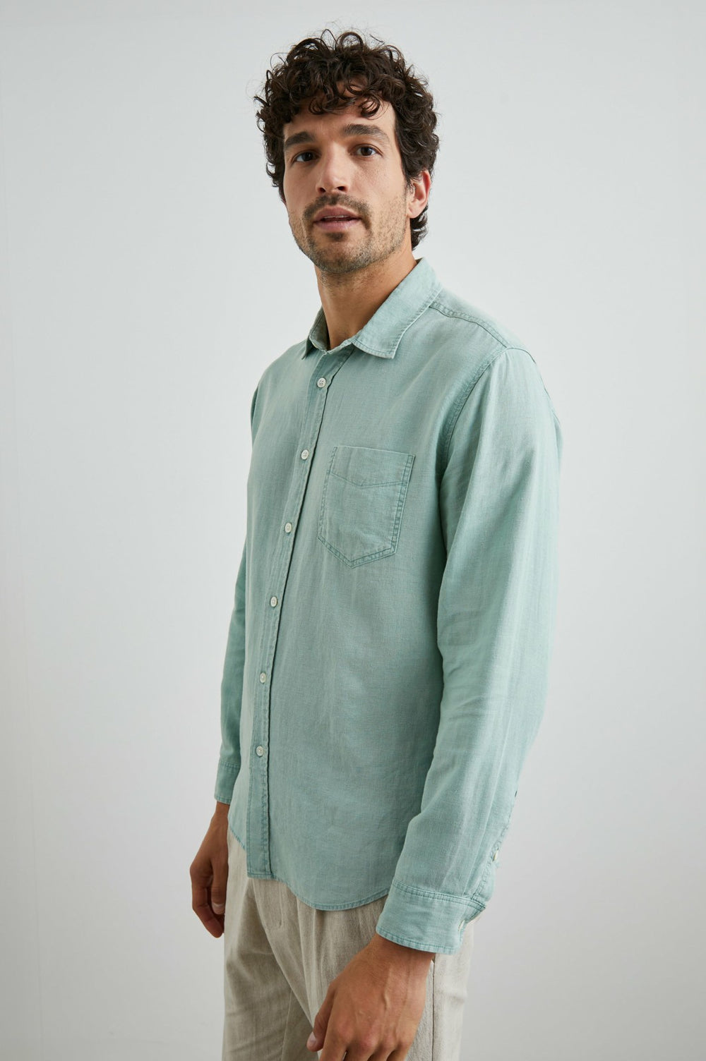 MYKONOS SHIRT - JADE| Rails outlet