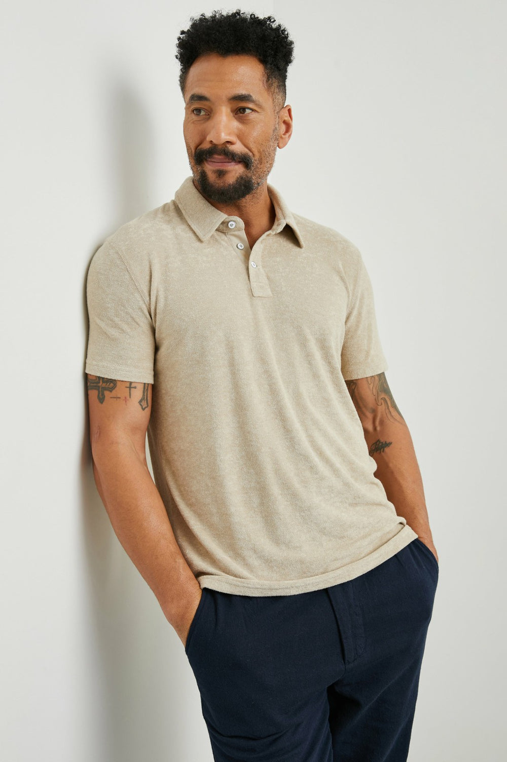 RHEN POLO SHIRT - CHICKPEA| Rails outlet