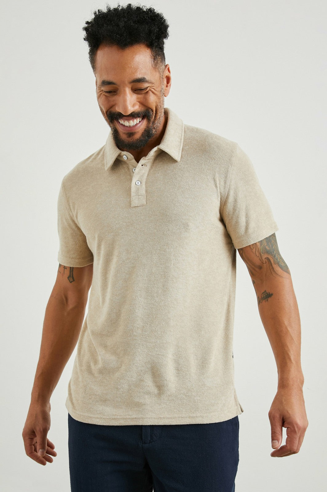 RHEN POLO SHIRT - CHICKPEA| Rails outlet
