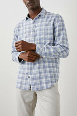 WYATT SHIRT - SEAGLASS WHITE TOPAZ| Rails US