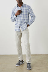 WYATT SHIRT - SEAGLASS WHITE TOPAZ| Rails US