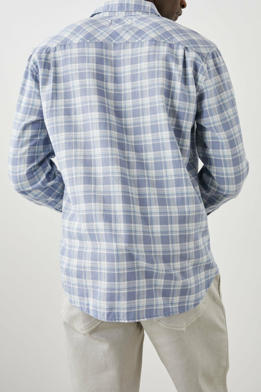 WYATT SHIRT - SEAGLASS WHITE TOPAZ| Rails US