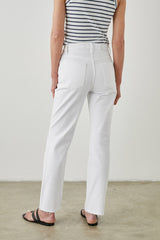TOPANGA STRAIGHT - SALT WHITE DISTRESS| Rails outlet