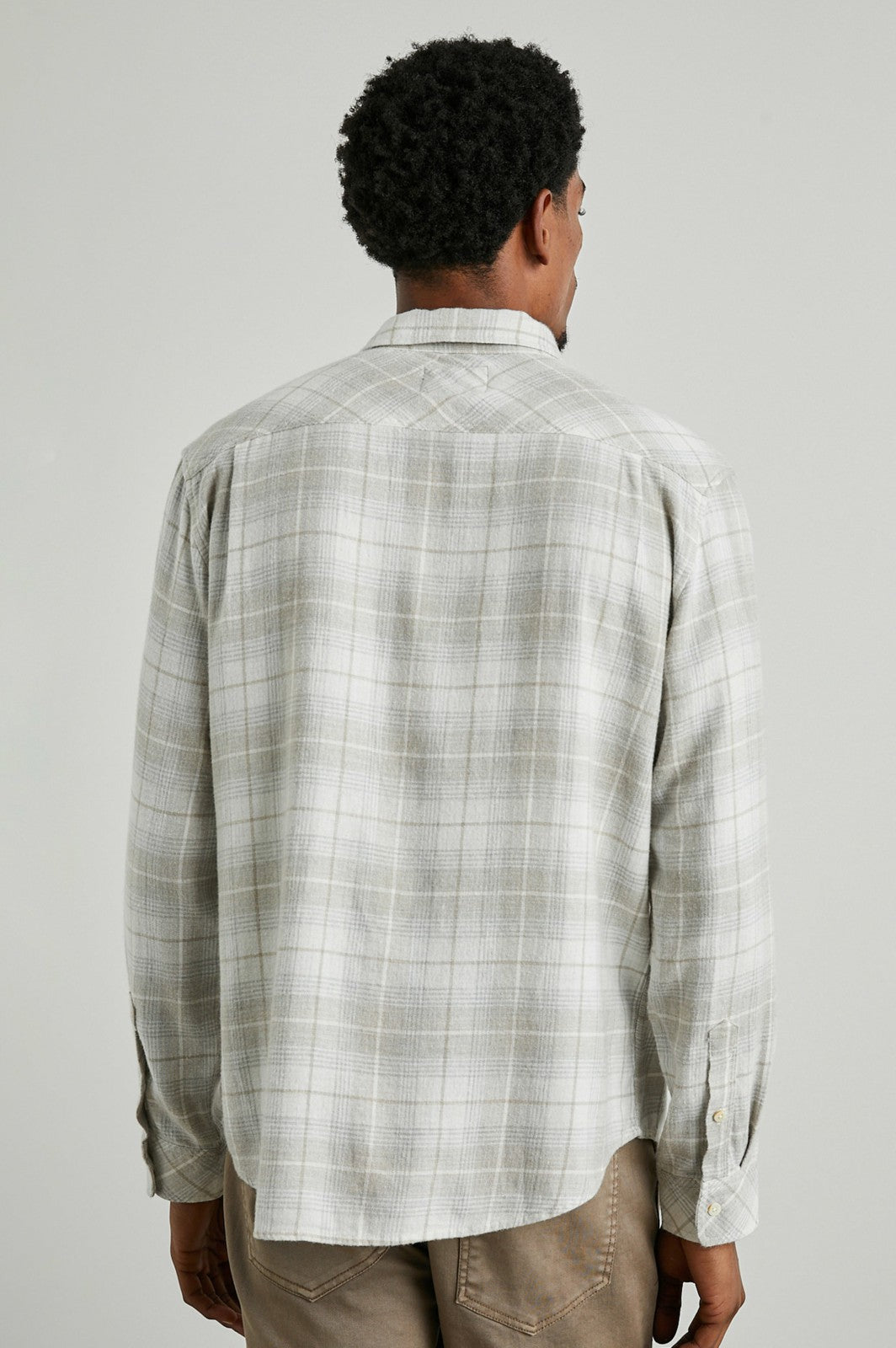 LENNOX SHIRT - WHEAT DOVE MELANGE| Rails near me