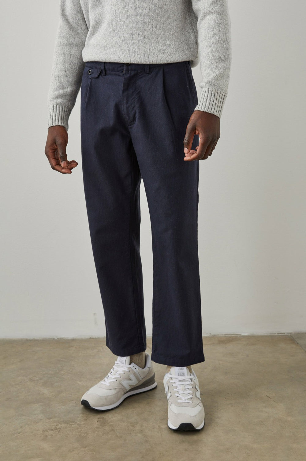 MARCELLUS PANT - NAVY CHARCOAL PIN STRIPE| Rails online