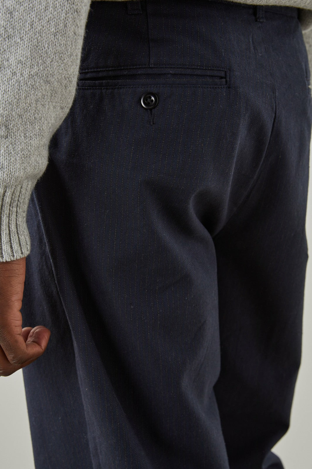 MARCELLUS PANT - NAVY CHARCOAL PIN STRIPE| Rails online