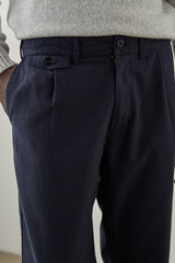 MARCELLUS PANT - NAVY CHARCOAL PIN STRIPE| Rails online