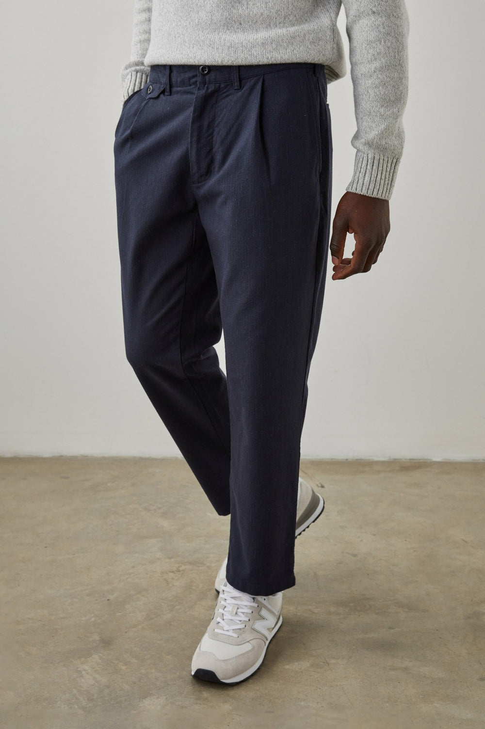 MARCELLUS PANT - NAVY CHARCOAL PIN STRIPE| Rails online