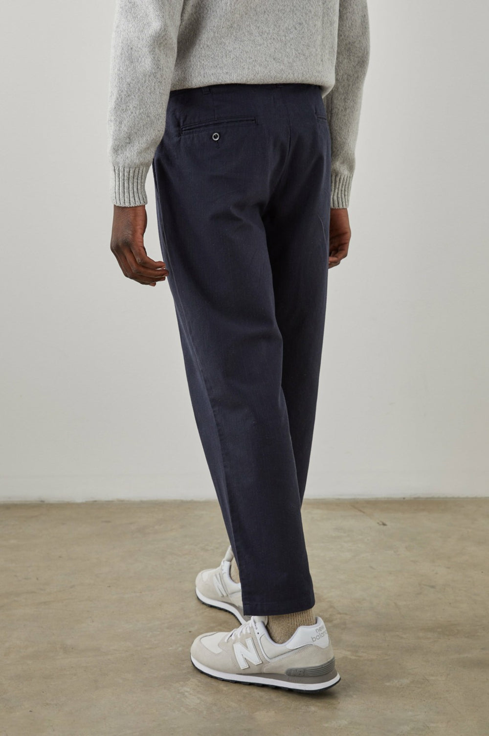 MARCELLUS PANT - NAVY CHARCOAL PIN STRIPE| Rails online