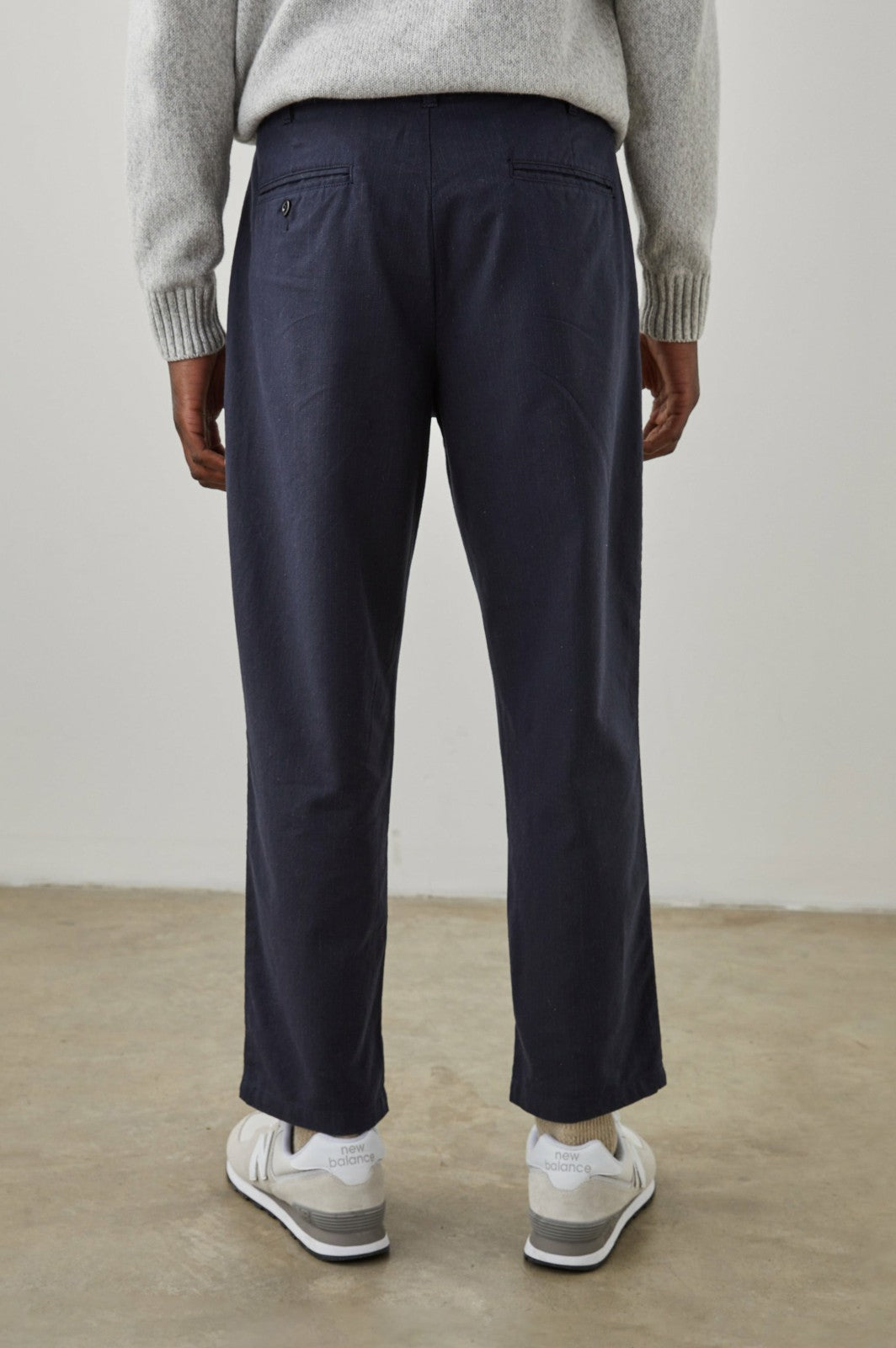 MARCELLUS PANT - NAVY CHARCOAL PIN STRIPE| Rails online