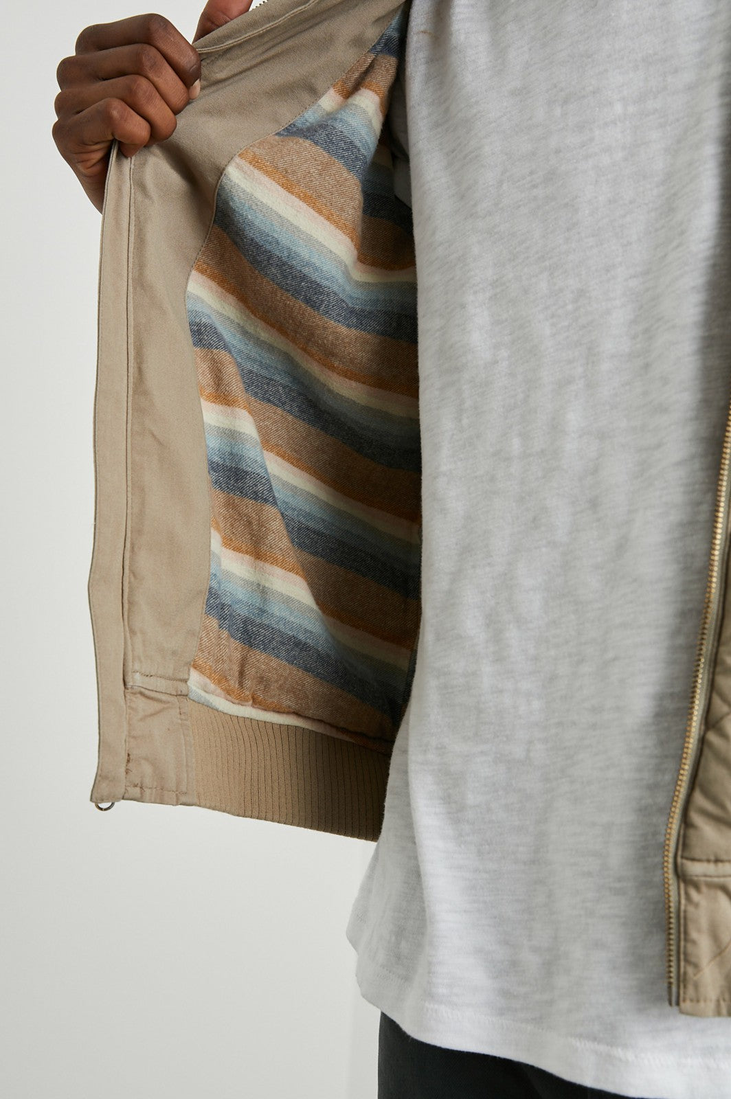 PENINSULA JACKET - VINTAGE KHAKI| Rails sale