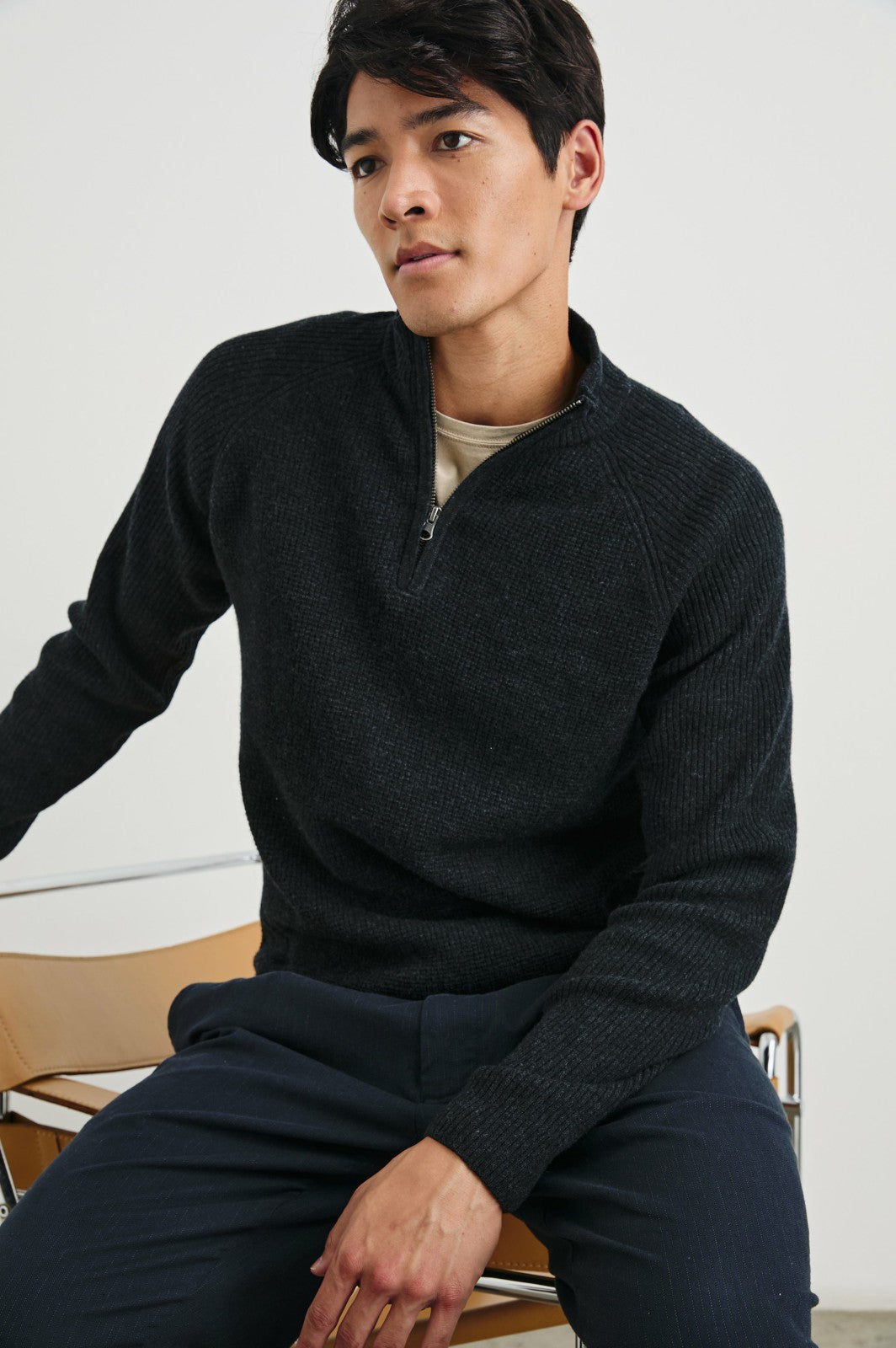STARK QUARTER ZIP - CAST IRON| Rails sale
