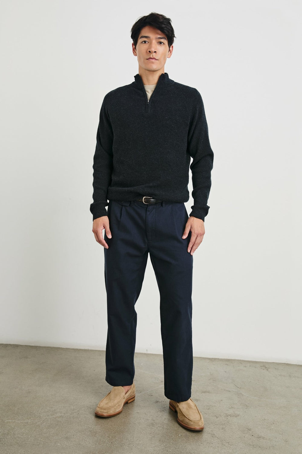 STARK QUARTER ZIP - CAST IRON| Rails sale