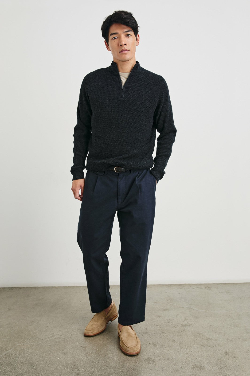 STARK QUARTER ZIP - CAST IRON| Rails sale