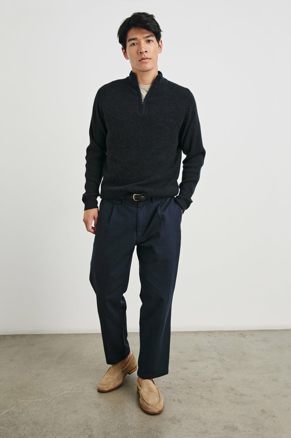 STARK QUARTER ZIP - CAST IRON| Rails sale