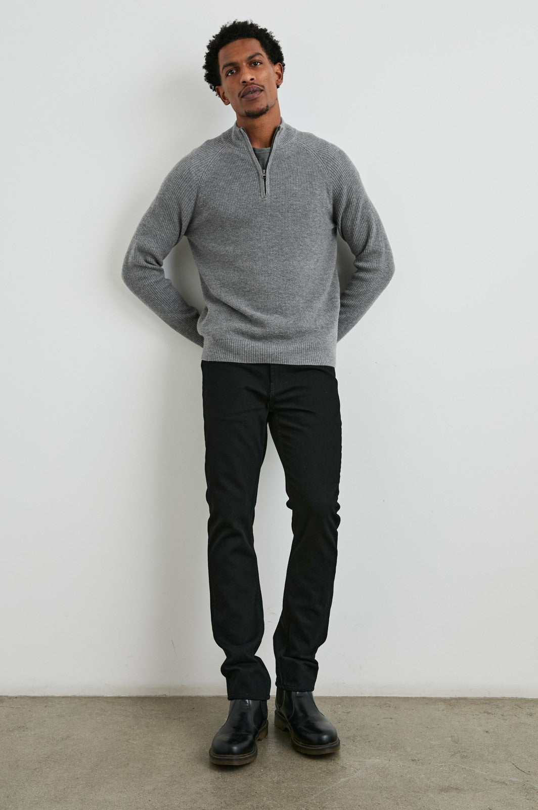 STARK QUARTER ZIP - FINCH| Rails for sale