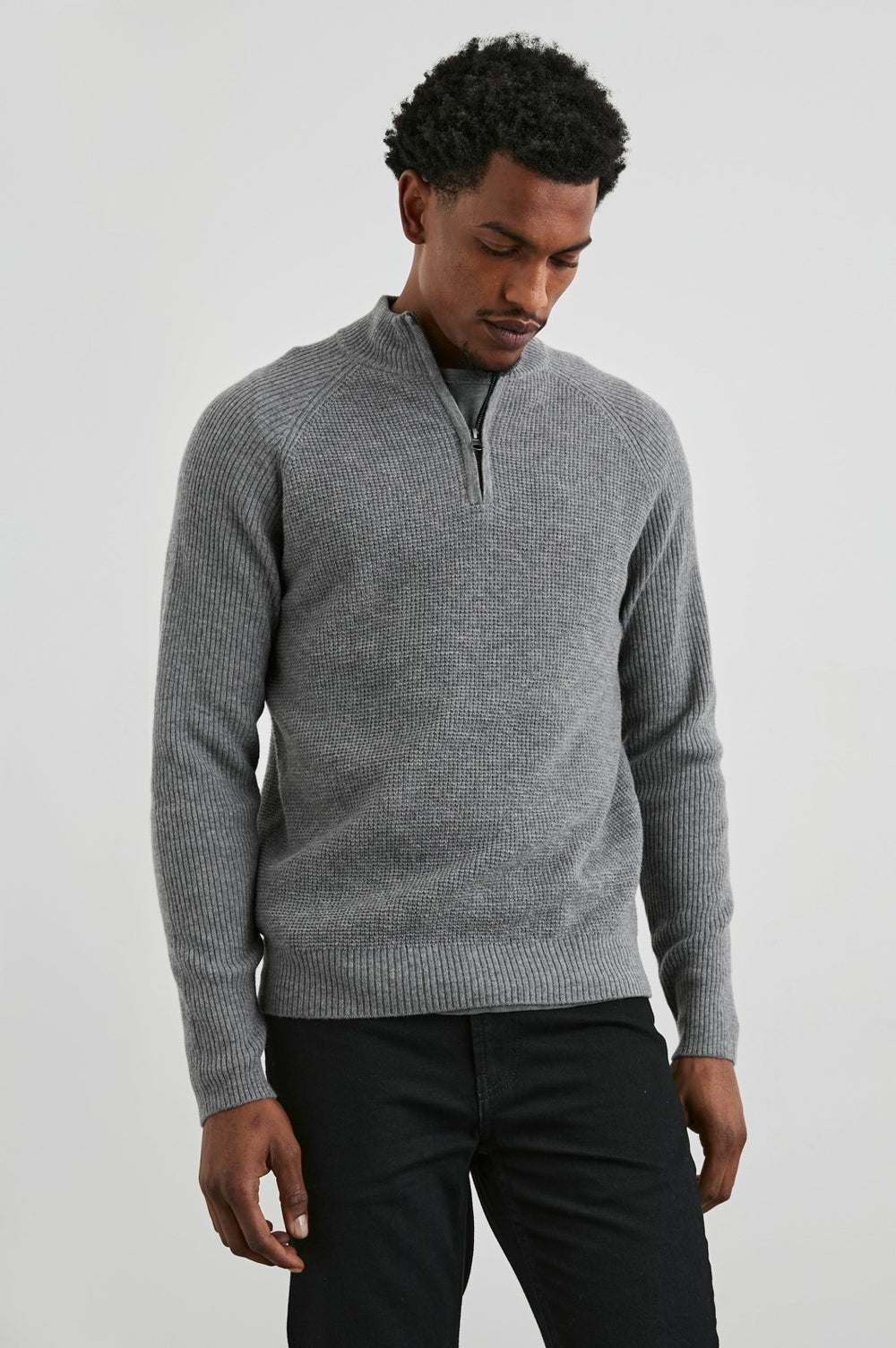 STARK QUARTER ZIP - FINCH| Rails for sale