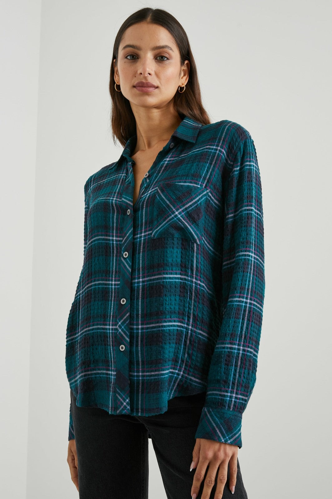 BRADY SHIRT - PINE FUCHSIA| Rails for sale