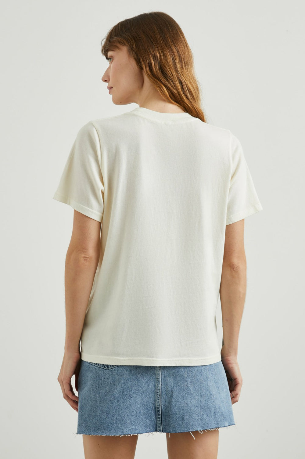 BOYFRIEND T-SHIRT - RAILS LOS ANGELES ECRU| Rails outlet