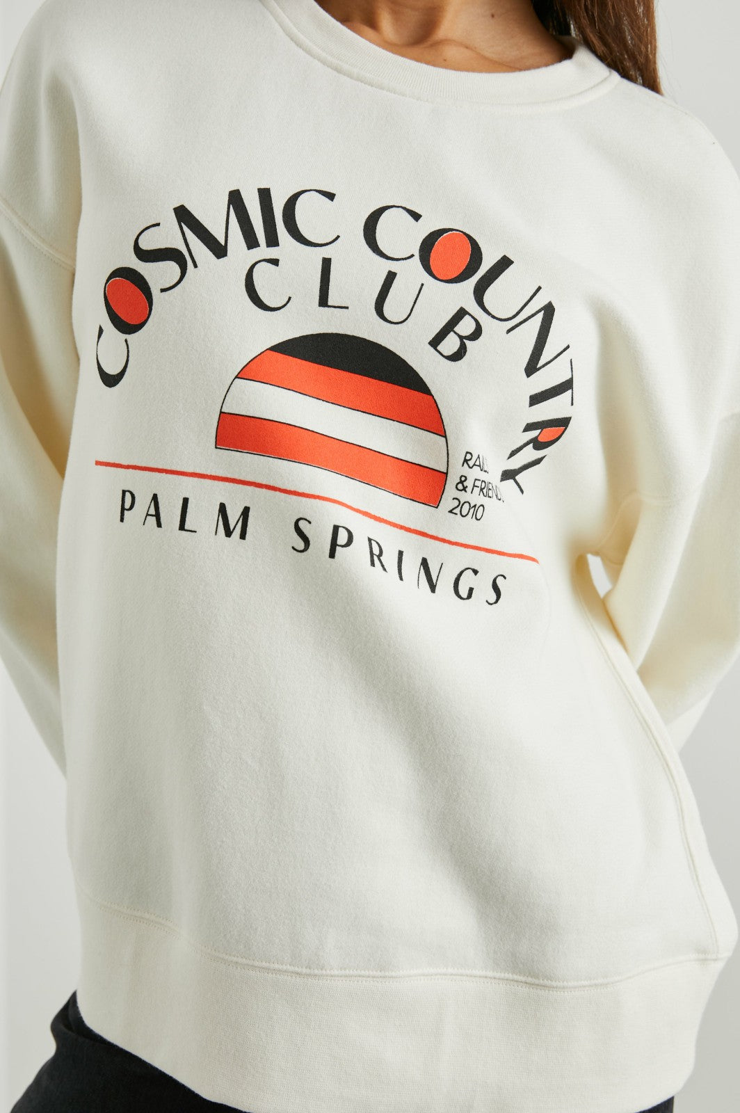 COSMIC COUNTRY CLUB SWEATSHIRT - WINTER WHITE| Rails US