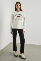 COSMIC COUNTRY CLUB SWEATSHIRT - WINTER WHITE| Rails US
