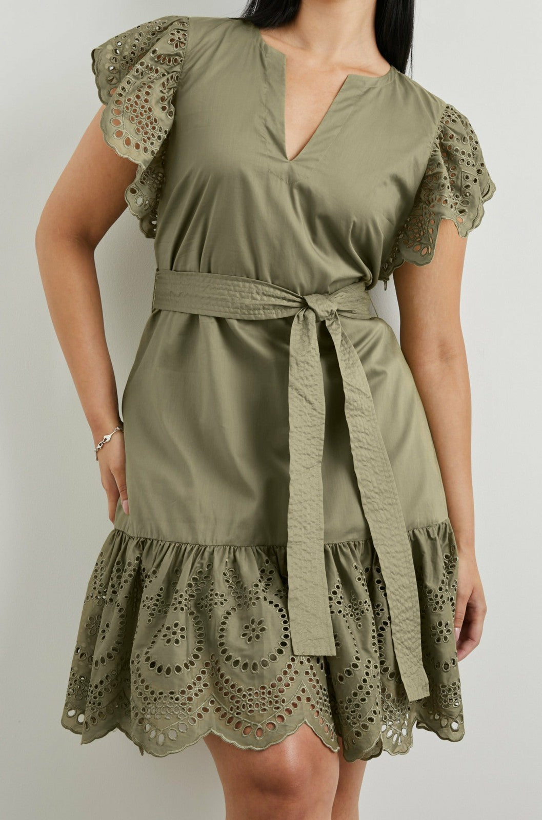 DARLENE DRESS - CANTEEN EYELET| Rails near me