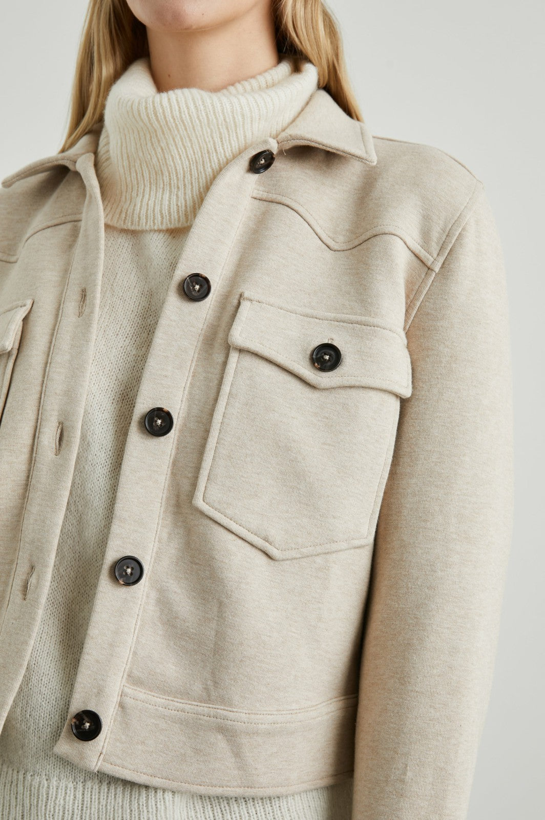 EASTON JACKET - HEATHER OATMEAL| Rails on sale