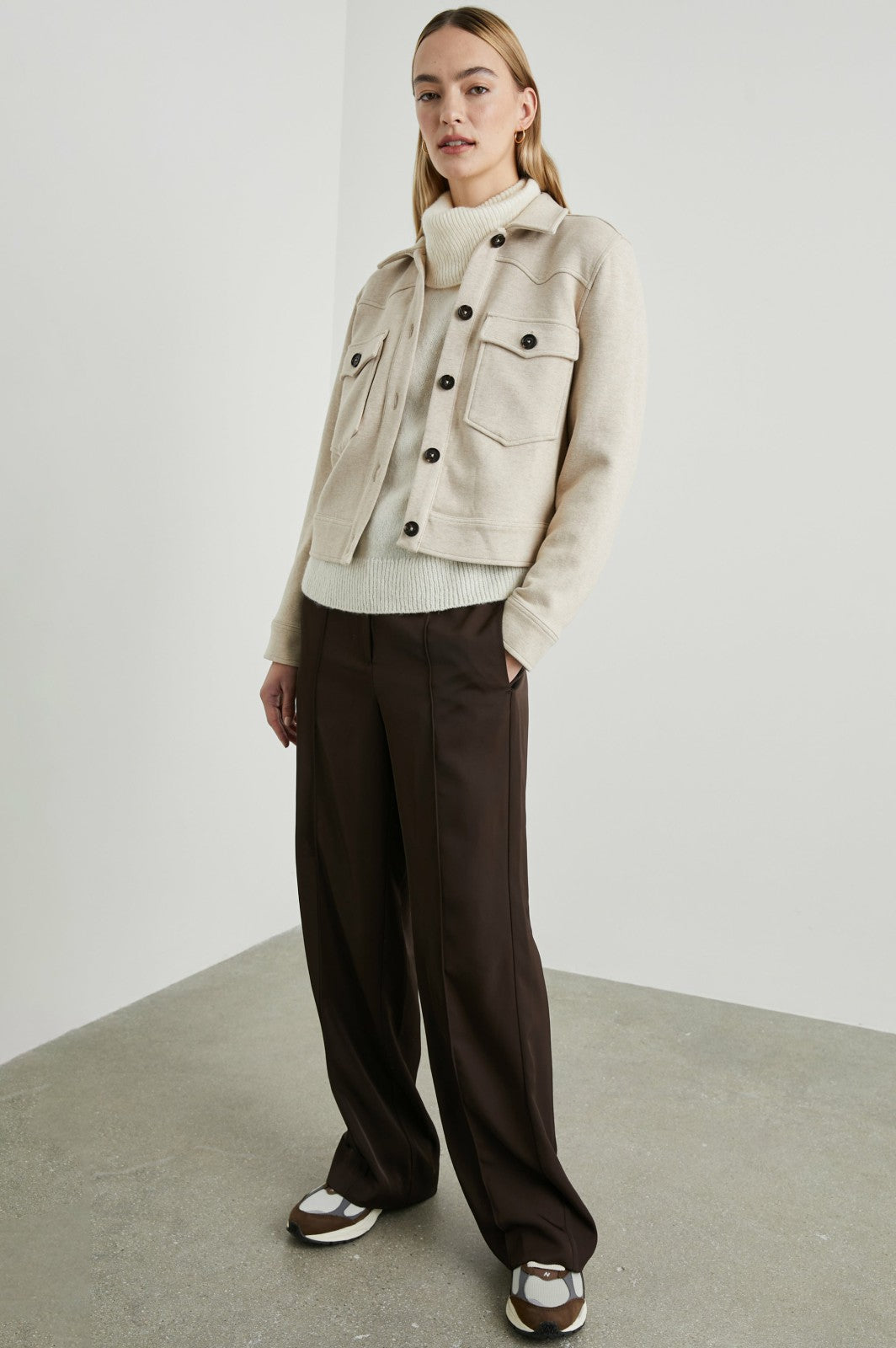 EASTON JACKET - HEATHER OATMEAL| Rails on sale