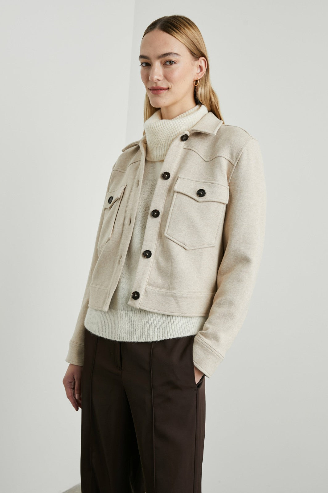 EASTON JACKET - HEATHER OATMEAL| Rails on sale