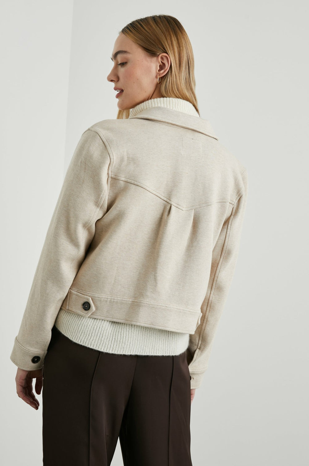 EASTON JACKET - HEATHER OATMEAL| Rails on sale