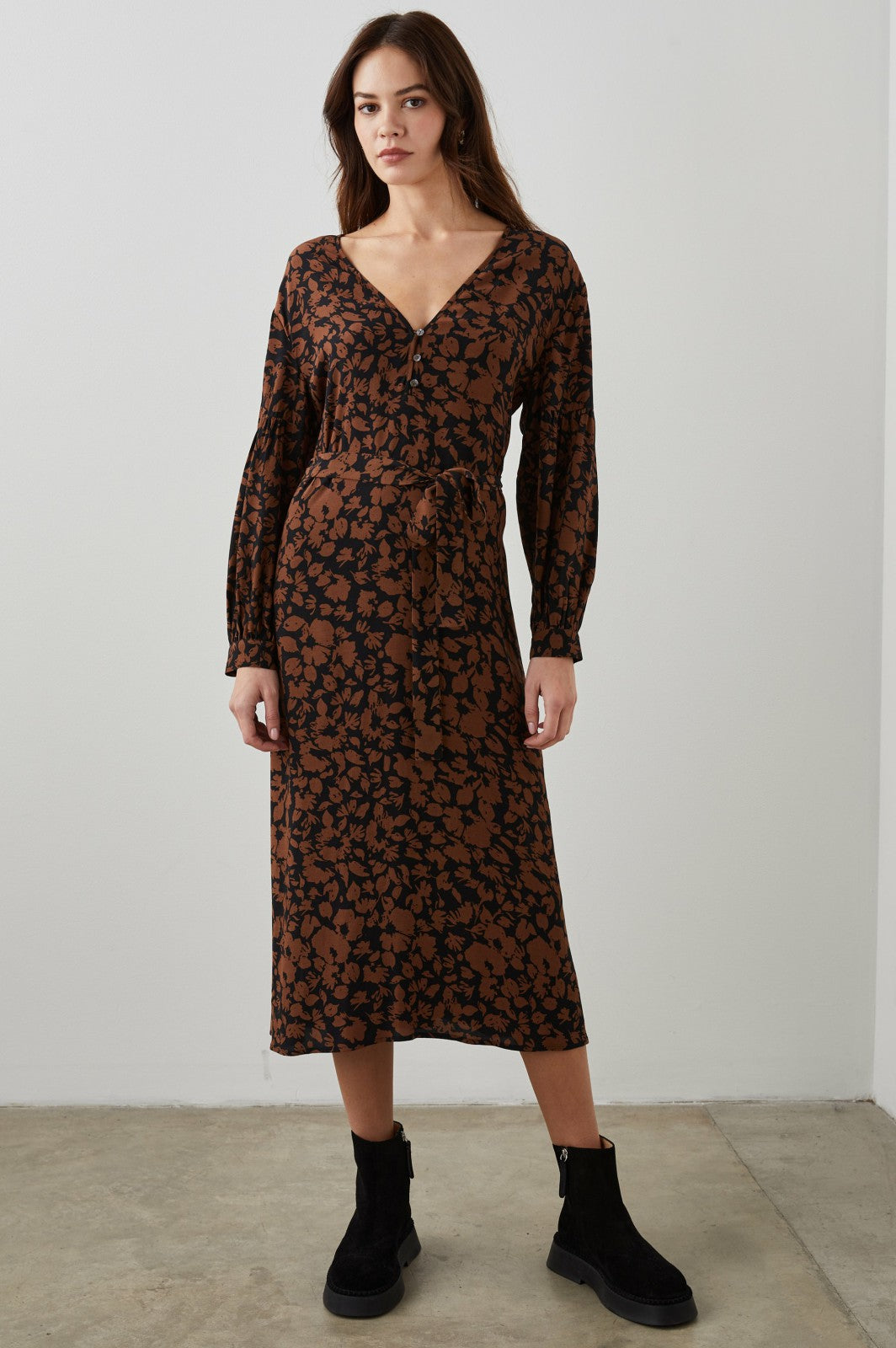 FABIAN DRESS - GARDEN SILHOUETTE| Rails outlet