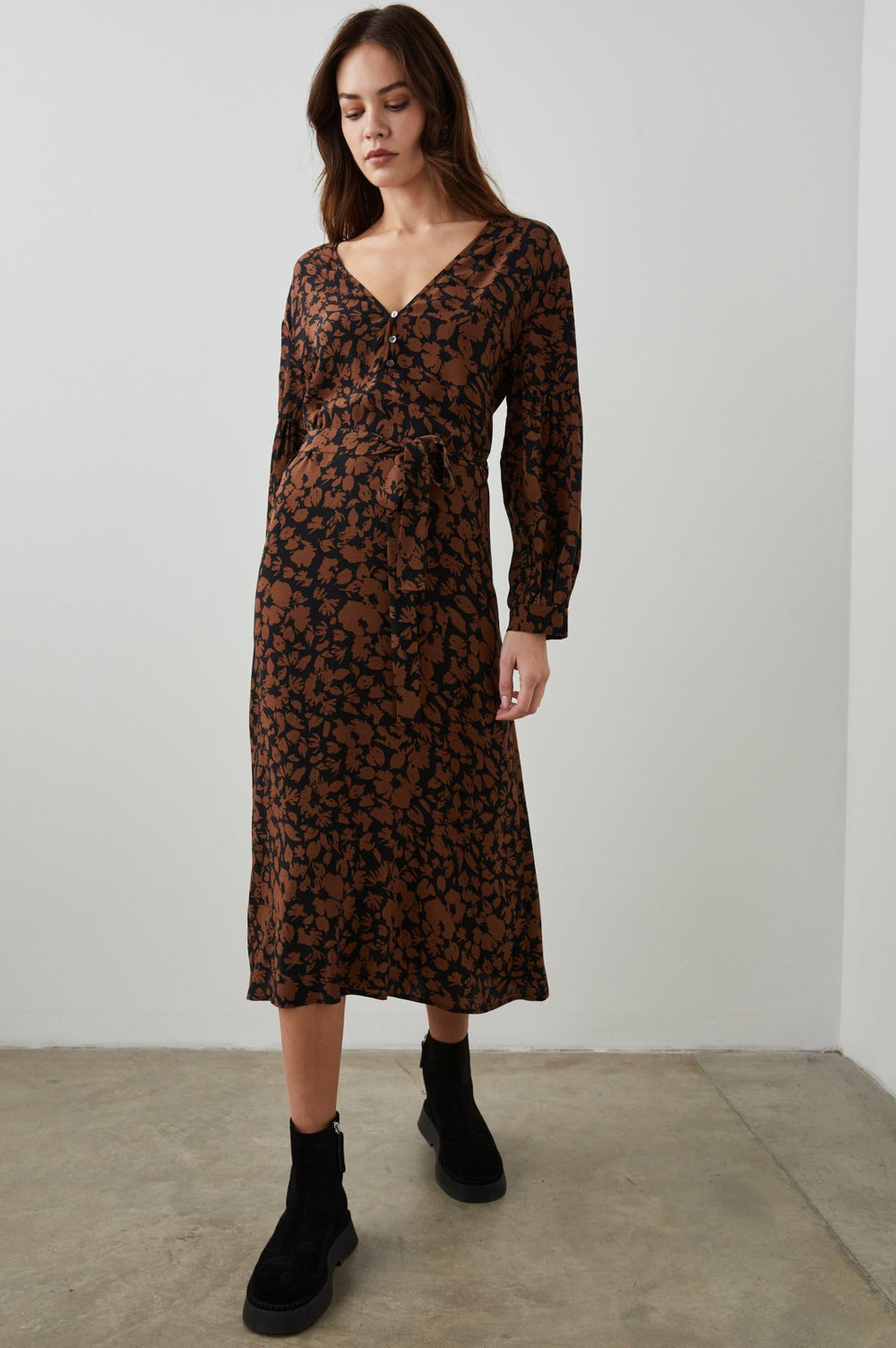 FABIAN DRESS - GARDEN SILHOUETTE| Rails outlet
