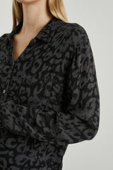 HUNTER SHIRT - DIFFUSED CHARCOAL 
CHEETAH| Rails discount