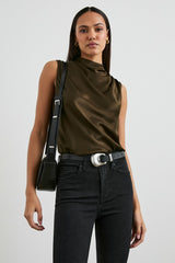 KALEEN TOP - DARK MOSS| Rails US
