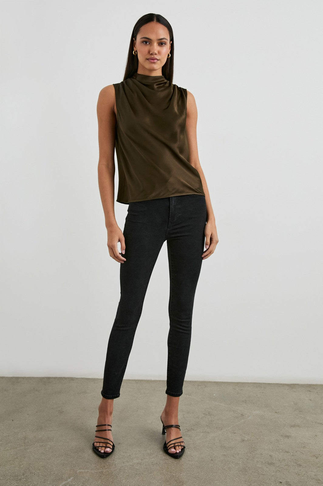 KALEEN TOP - DARK MOSS| Rails US