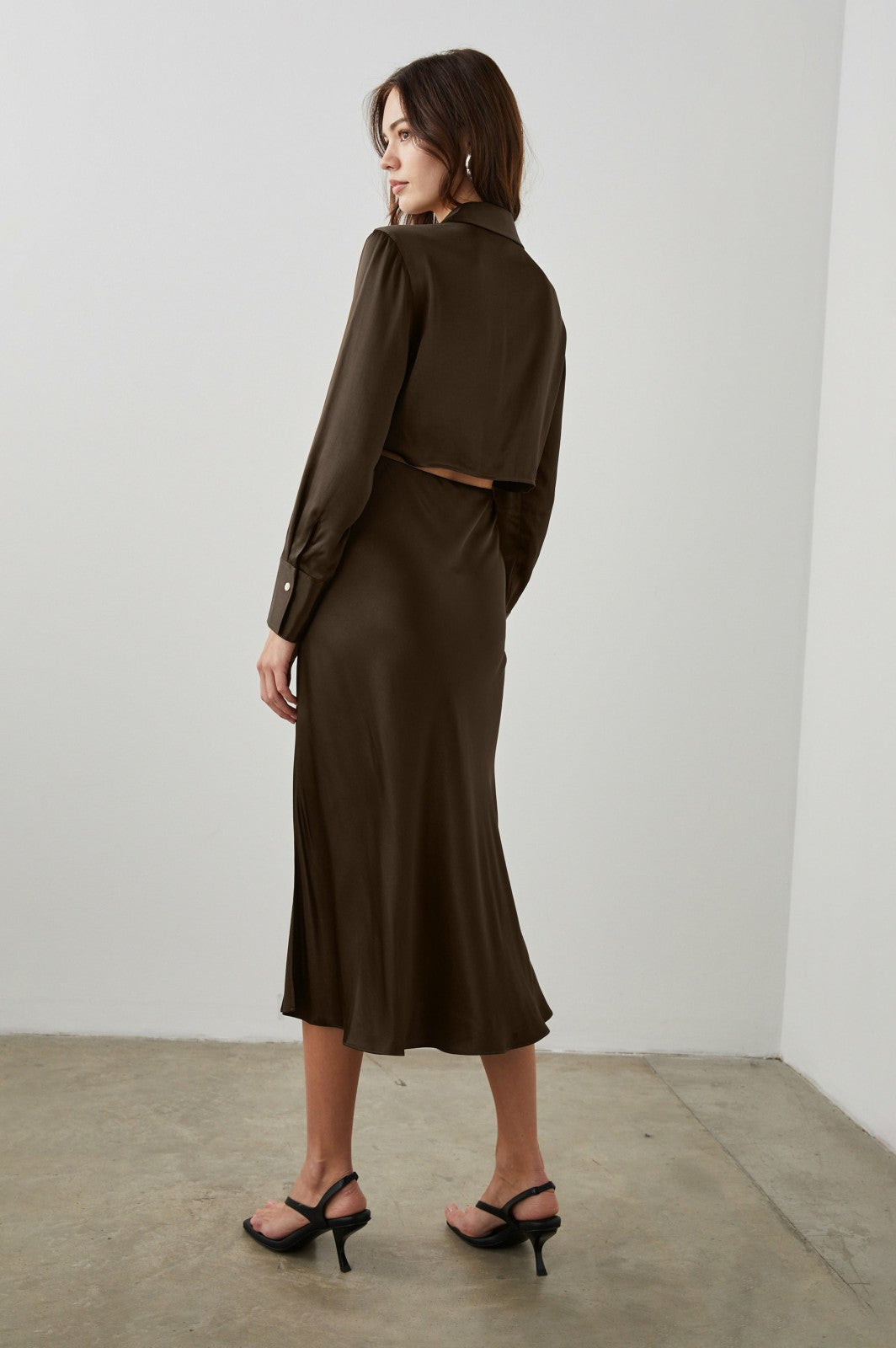 KATHLEEN DRESS - DARK MOSS| Rails near me