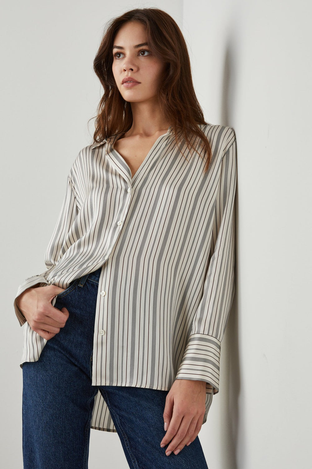LEDGER SHIRT - PROVIDENCE STRIPE| Rails sale