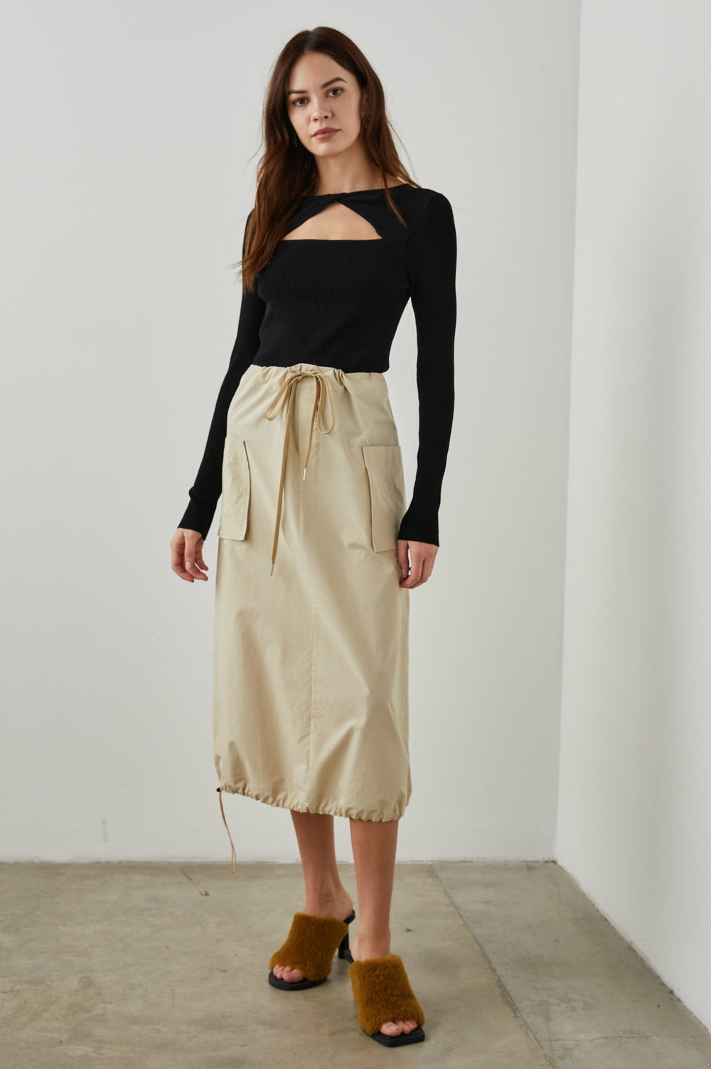 TATIANA SKIRT - TIDAL FOAM| Rails on sale