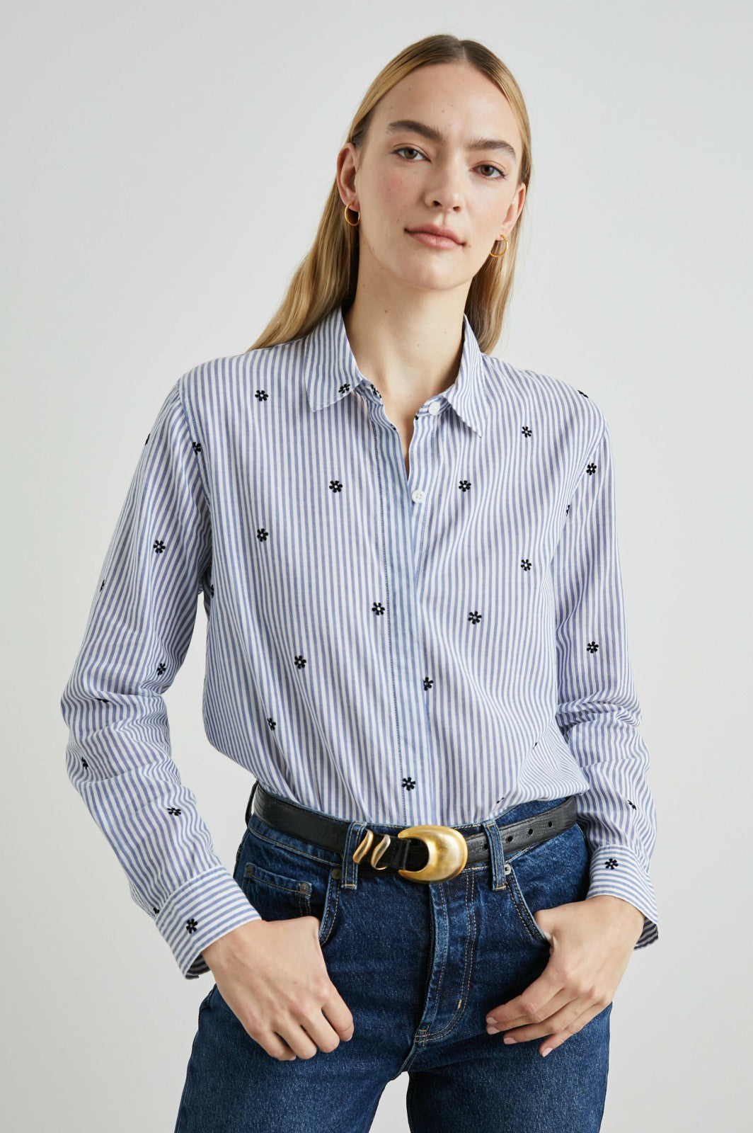 TAYLOR SHIRT - FLOCKED DAISIES| Rails for sale
