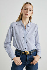TAYLOR SHIRT - FLOCKED DAISIES| Rails for sale