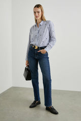 TAYLOR SHIRT - FLOCKED DAISIES| Rails for sale