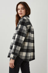 TRIPP SHIRT JACKET - OYSTER BLACK| Rails discount