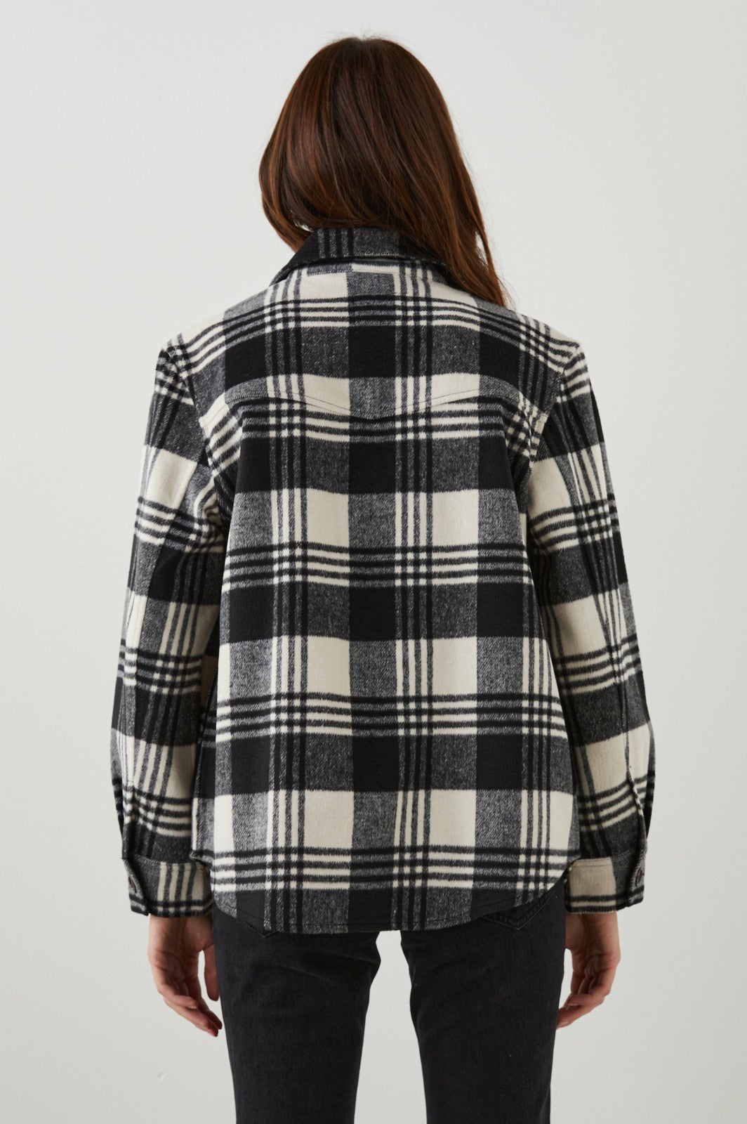 TRIPP SHIRT JACKET - OYSTER BLACK| Rails discount