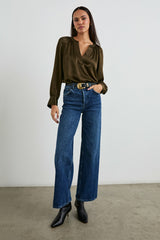 WYNNA TOP - MOSS| Rails for sale