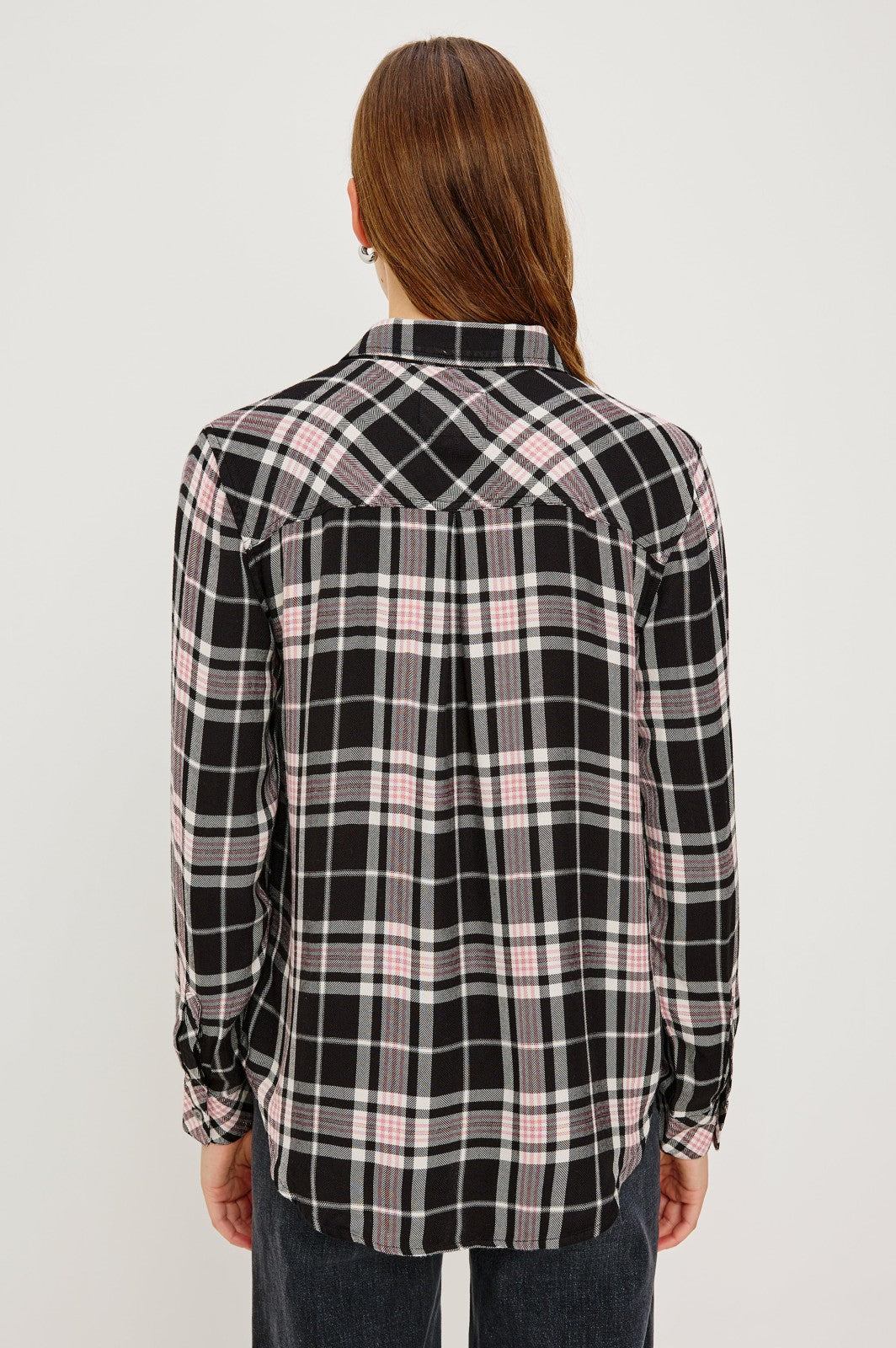 HUNTER SHIRT - ONYX ROSE GOLD LUREX| Rails near me