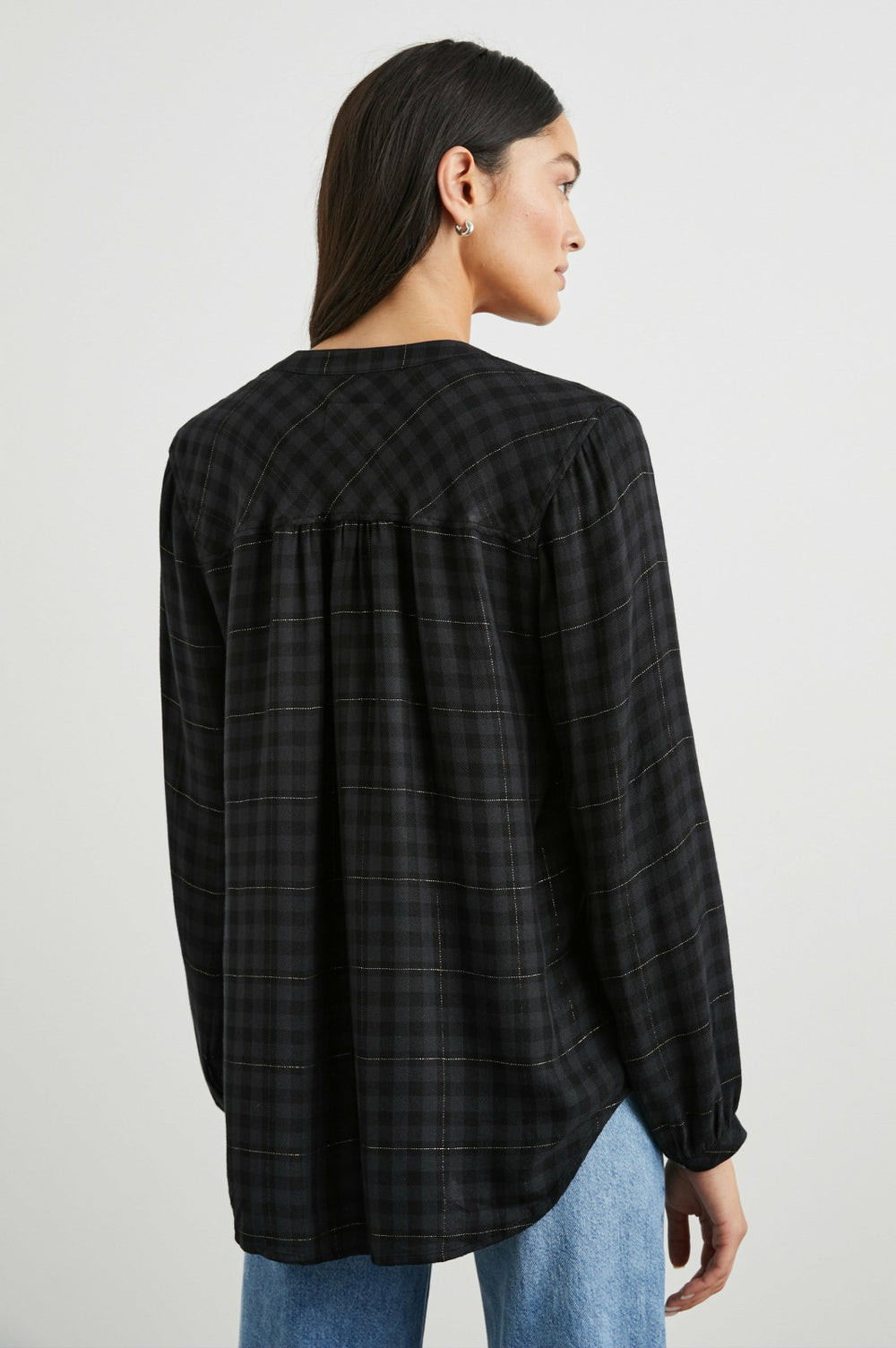ELOISE TOP - ONYX LUREX| Rails on sale