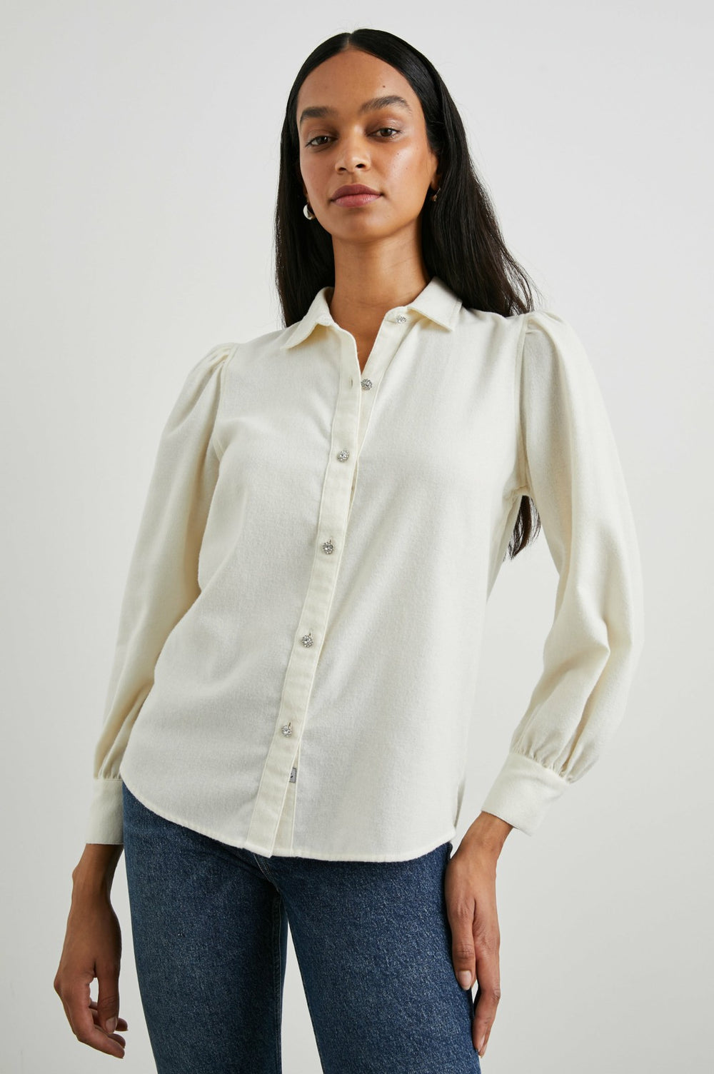 ANGELICA SHIRT - WINTER WHITE| Rails discount