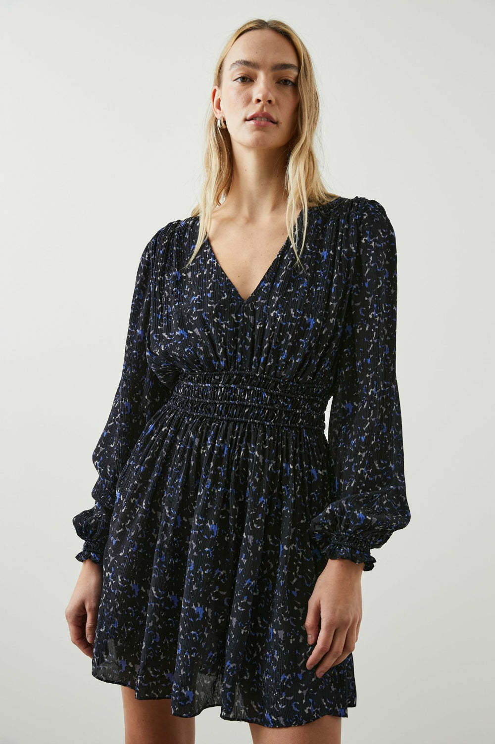 DELANEY DRESS - COBALT STATIC| Rails near me